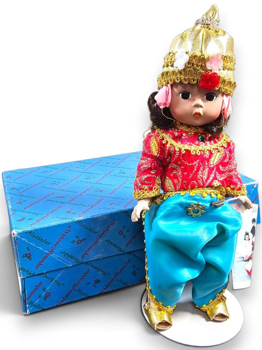 Madame Alexander Thailand International Dolls w/ Tags Kaiser Stand Box VTG #567